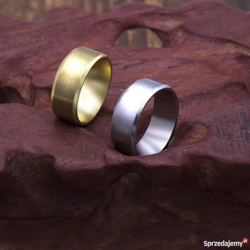 Obrączka że stali chirurgicznej 316L 3 kolory Pozostałe Starachowice