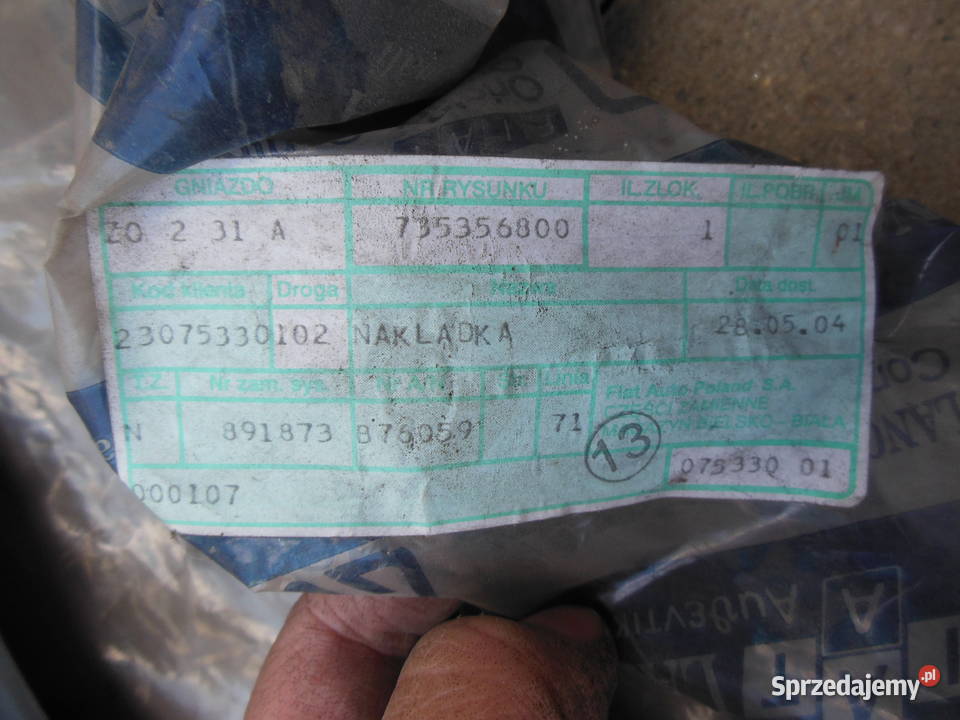 PODSZYBIE FIAT PANDA II 735340441 Hatchback śląskie Kozy