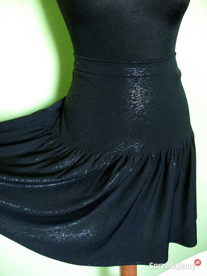 Spódnica czarna z połyskiem 40 L mazowieckie Siedlce