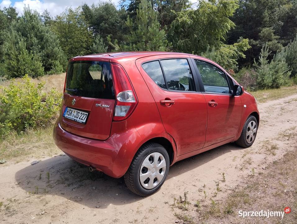 Suzuki Splash 12 Benzyna Klima 5 Drzwi z Niemiec 141000km śląskie Kłobuck sprzedam