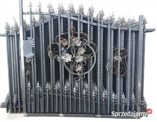 Brama skrzydłowa z furtką Ogrodzenia i bramy podlaskie Jacowlany