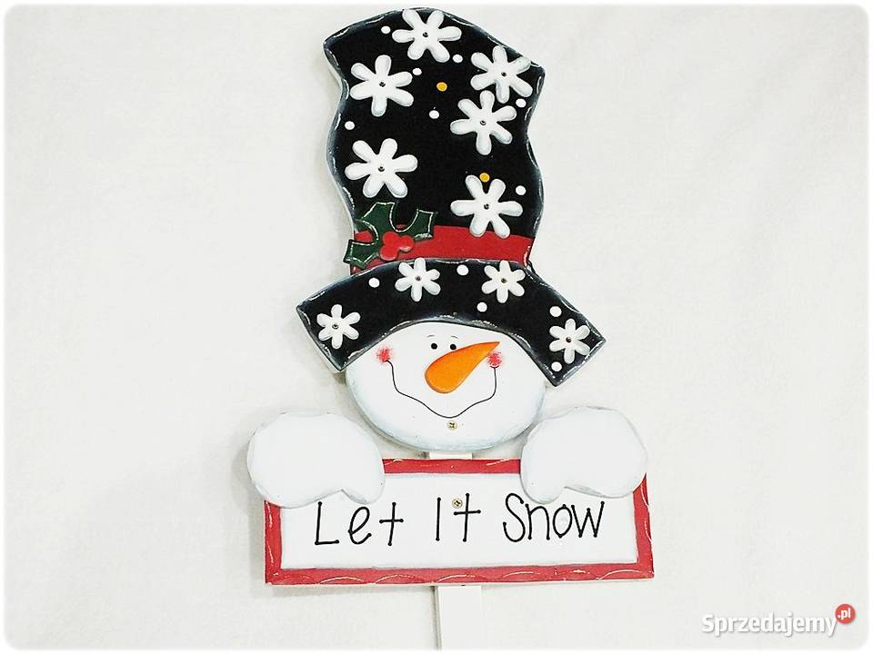 Drewniany stojak podświetlany Bawłanek na Święta Boże Narodzenie Żary