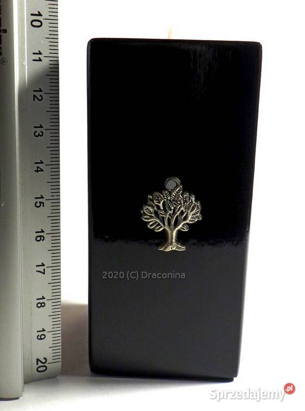 Świecznik czarny drzewko tealight różany na Kraków sprzedam