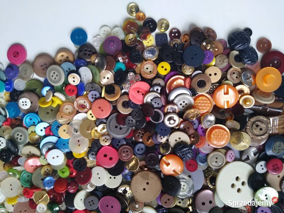 Guzik guziki ponad 1200 sztuk Rękodzieło Gdańsk