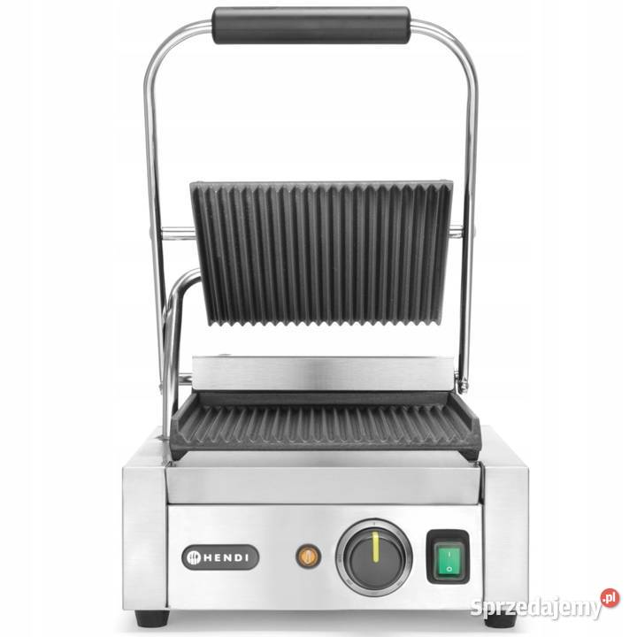 Kontakt grill kontaktowy ryflowany pojedynczy Góra