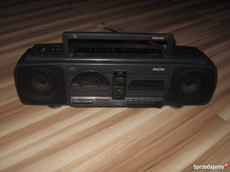 Radiomagnetofon PHILIPS CD Kaseta Oryginał z Grodziczno