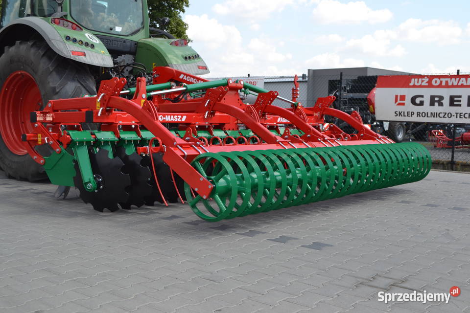 Brona talerzowa AgroMasz 4 m Hydraulicznie Agromasz Olesno