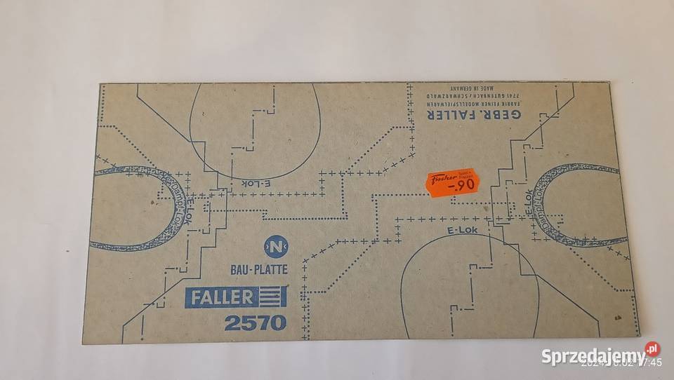 Imitacja muru tłoczona na kartonie 2570 FALLER