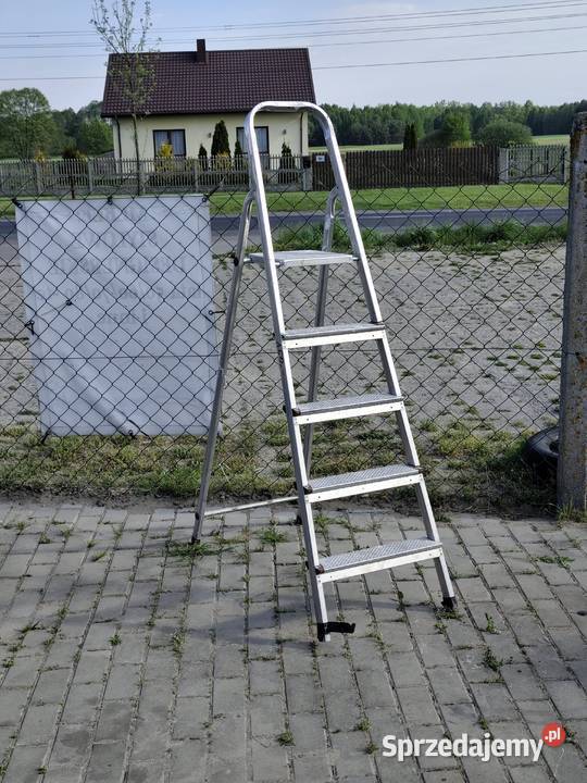Aluminiowa Drabina 5 Stopni Pozostałe Poddębice