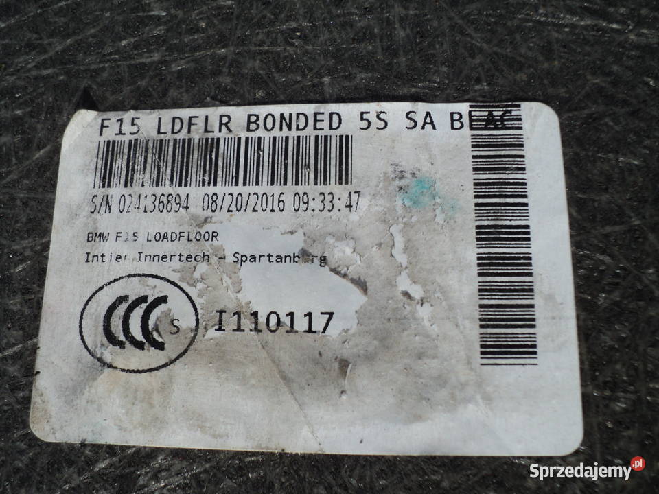 BMW półka bagażnika Bydgoszcz