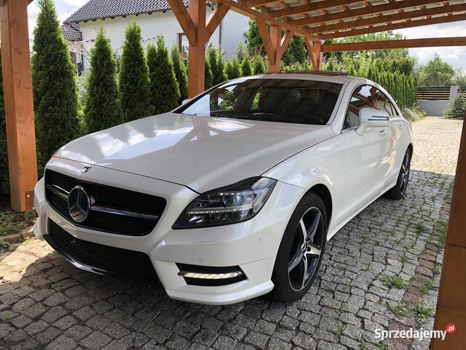 Mercedes CLS 500550 4matic AMG pakiet biała
