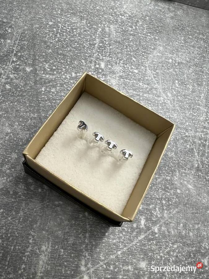 Kolczyki srebrne bluzki bluzka Jasło