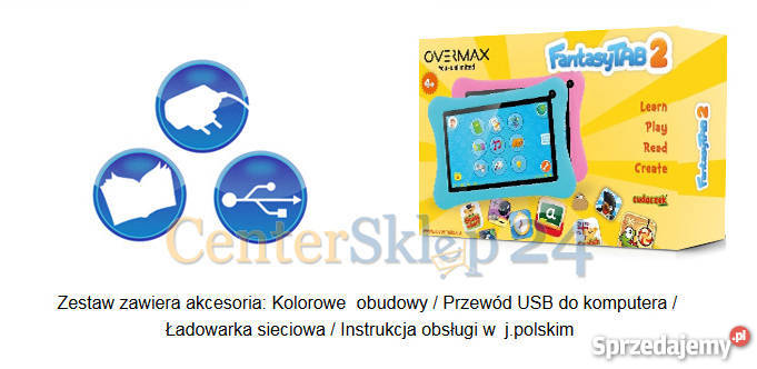 dzieci tablet OVERMAX FANTASYTAB 2 tablet 3 sprzedam