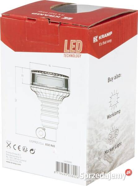 Lampa błyskowa LED LP na uchwyt DIN LA20080 małopolskie