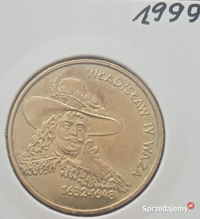 2 Władysław IV Waza 1999 r mennicze holder Konin