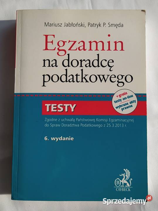 Egzamin na doradcę podatkowego TESTY podlaskie Hajnówka