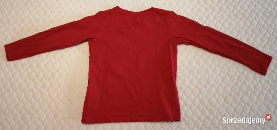 Koszulka długi rękaw chłopięca czerwona Monster Bluzki, koszulki i kaftaniki Dla Dziecka