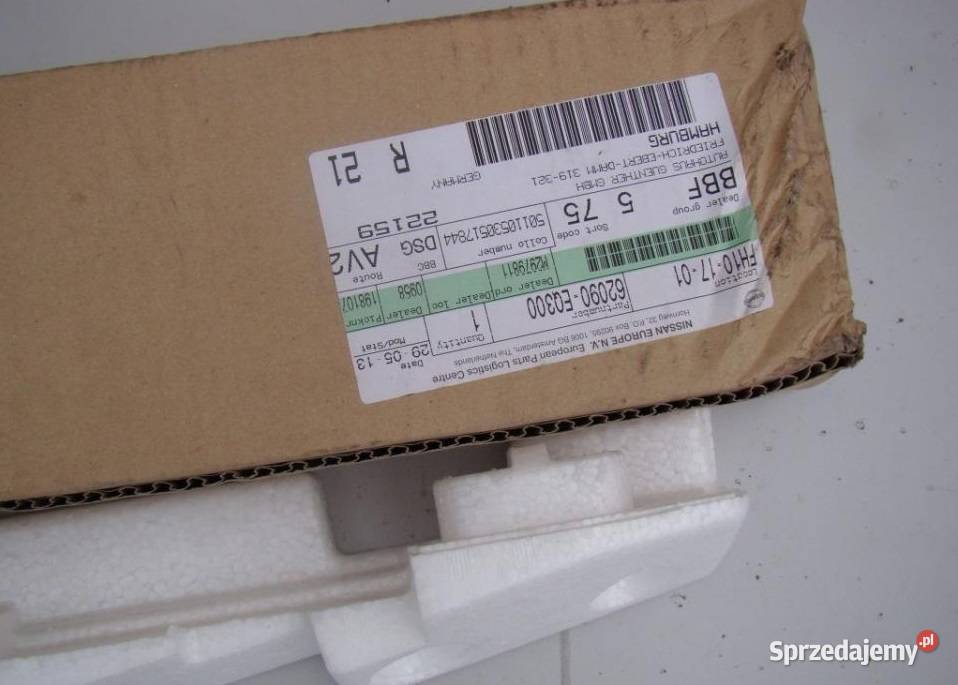 NISSAN XTRAIL T30 PIANKA ABSORBER STYROPIAN Pozostałe Nowy Tomyśl