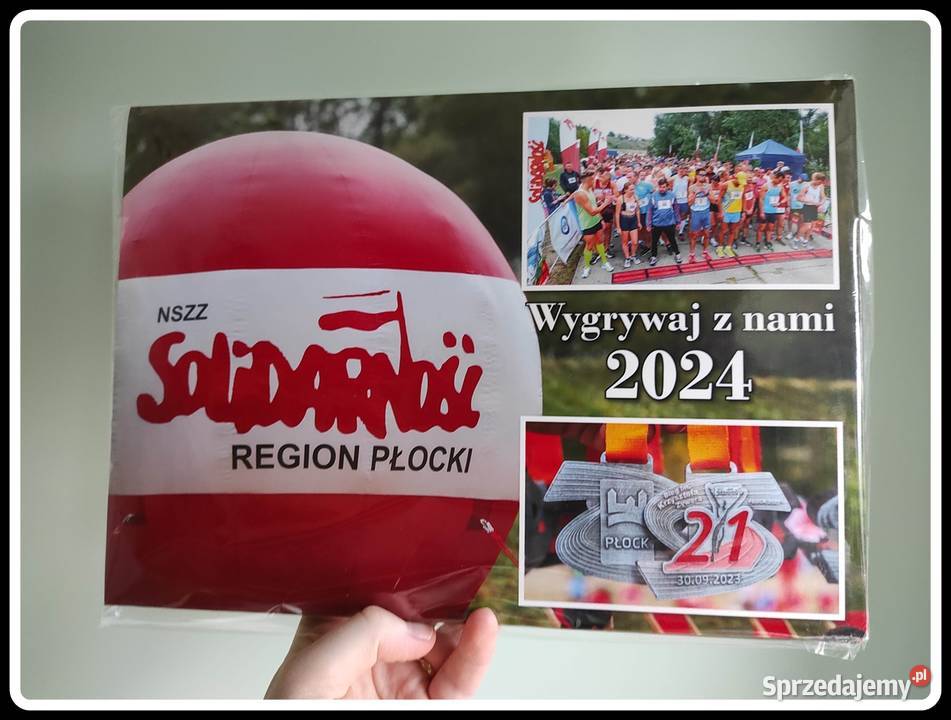 Dwa kalendarze 2024 PŁOCK Ścienny książkowy A5 Płock