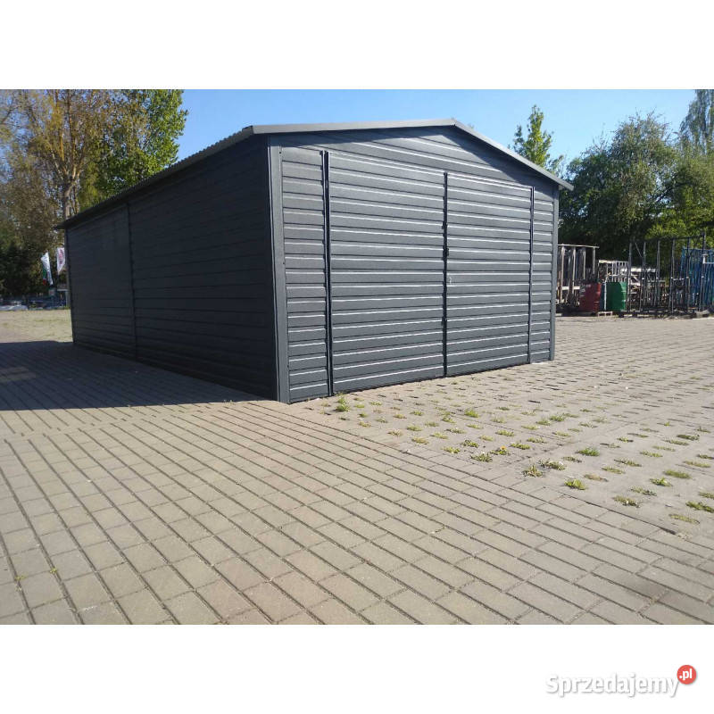 Garaż blaszany antracyt 3x5 Ryki