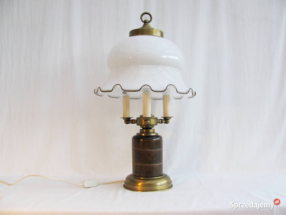 Lampka mosiądz Falbanka Vintage II Szczecinek