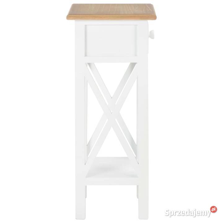 vidaXL Stolik boczny biały 27x27x655 Warszawa