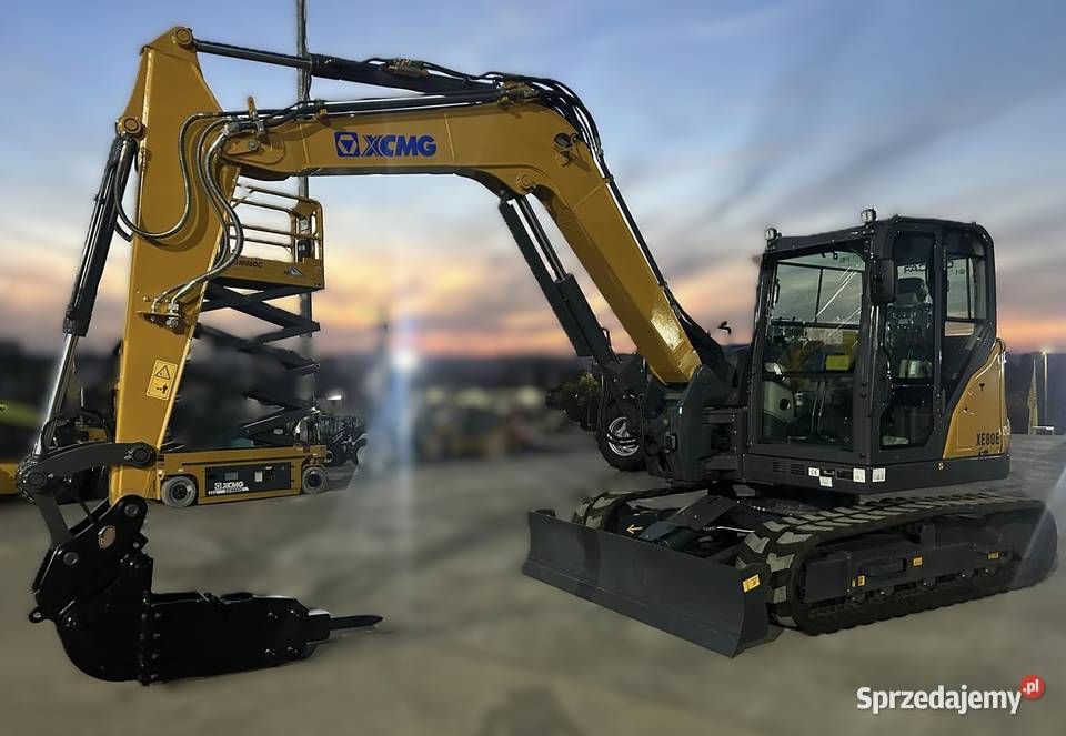 Koparka gąsienicowa XCMG XE80E 10 ton Tarnowskie Góry