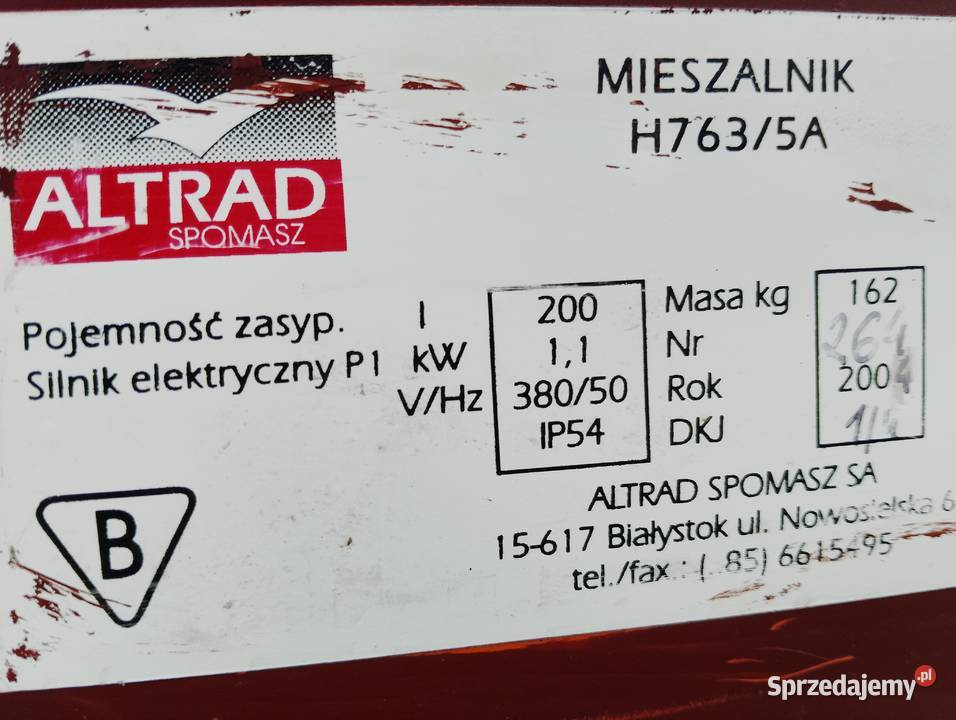 Sprzedam betoniarkę 200 dmc3 świętokrzyskie Chwaścice sprzedam