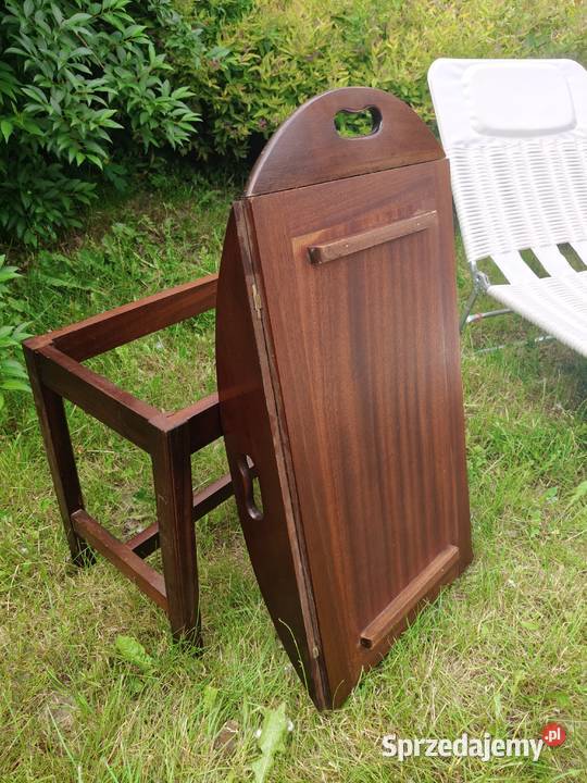 Stolik barmański tray table Anglia Art Deco lata Kalisz