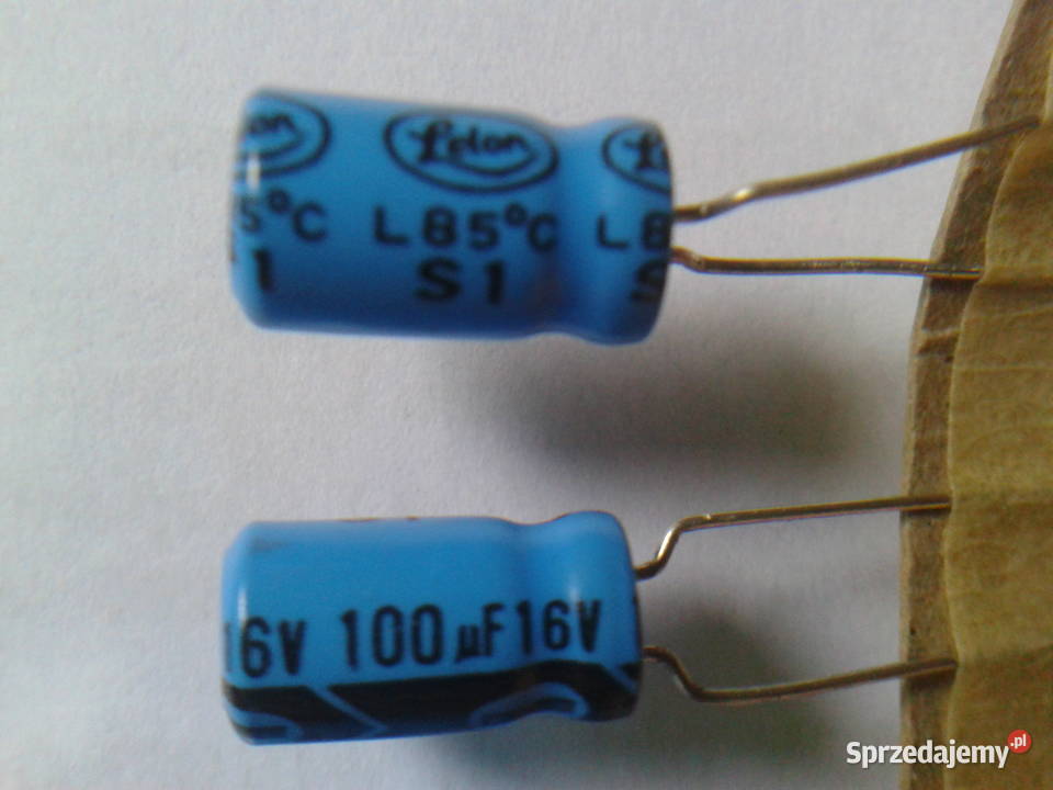 Kondensatory elektrolityczne Lelon 100uF 16V 10 sprzedam