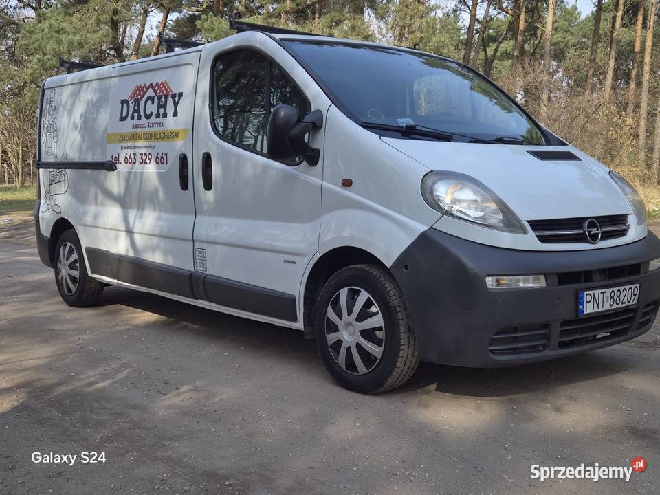 Opel Vivaro 19 CDTI 100 LONG 2006 3 osoby paka Izbica Kujawska sprzedam