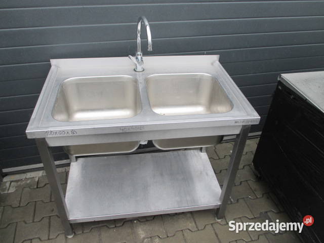 Zlew 2 Komory Dwukomorowy Stal Nierdzewna Gastronomia Ostrów Wielkopolski