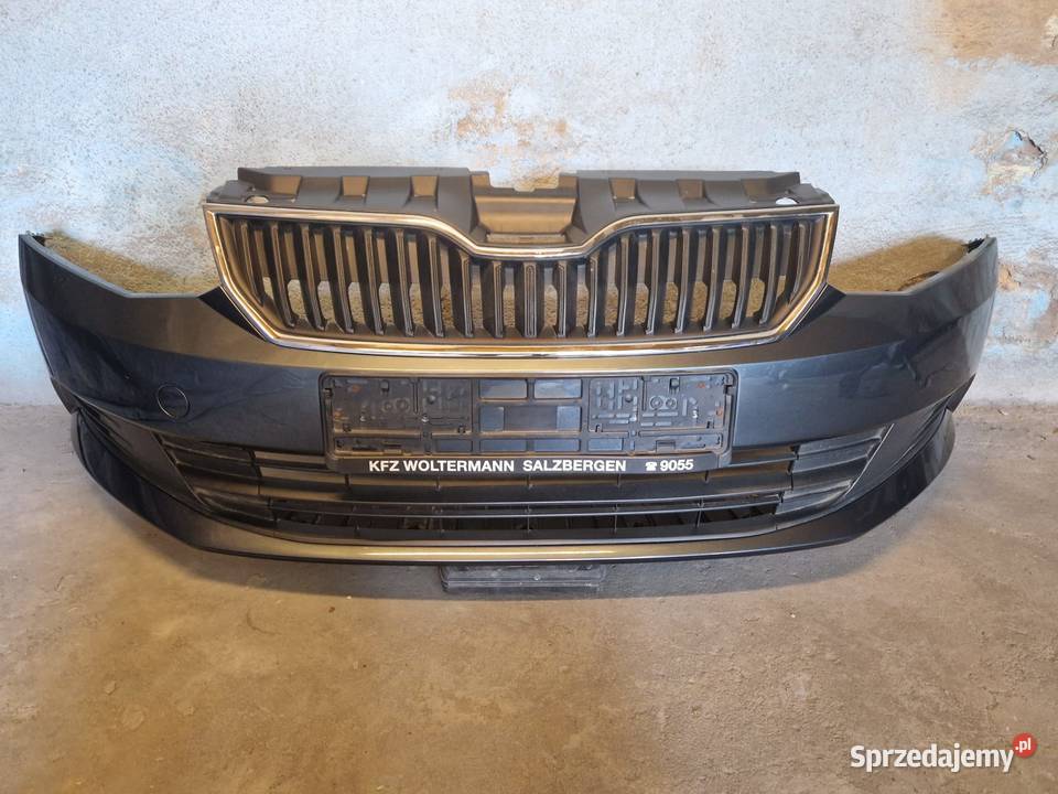 Zderzak Skoda Fabia III 1417 kompletny kolor