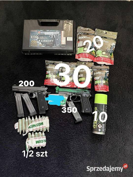 ASG akcesoria i repliki stan klamkę green gas Mińsk Mazowiecki sprzedam