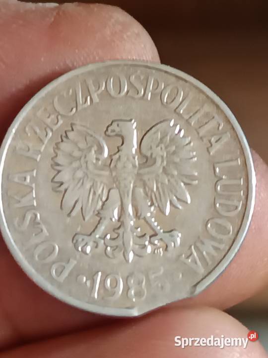 Sprzedam monetę 50 groszy 1985 odkrój blachy