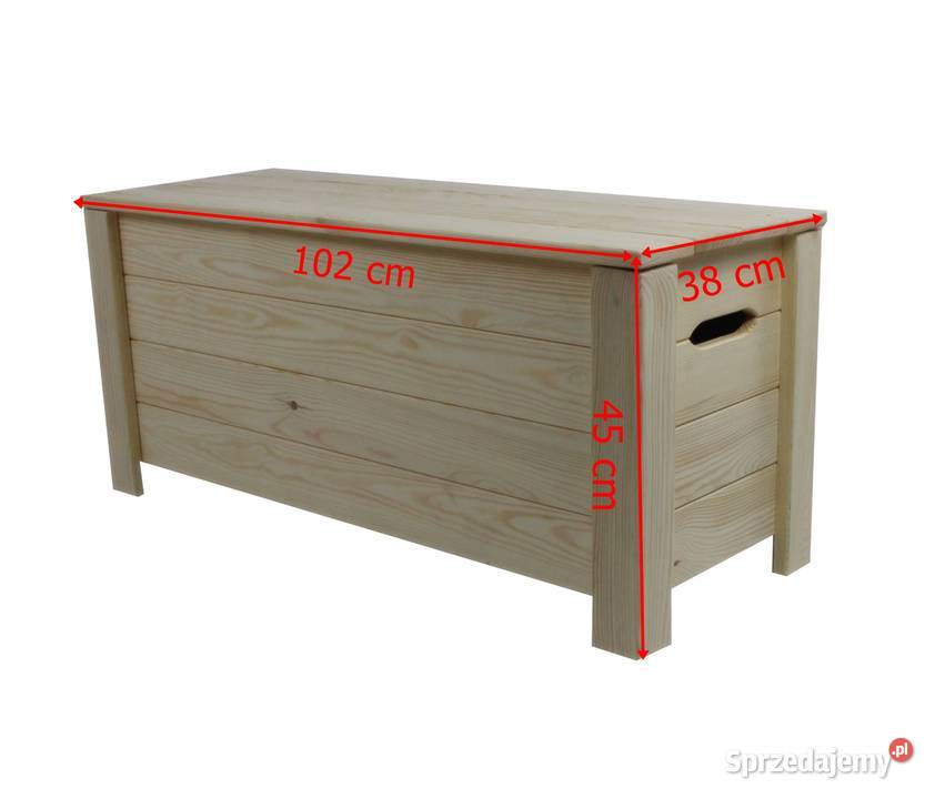 SKRZYNIA ŁAWA DREWNIANA SCHOWEK Meble ogrodowe Lelów sprzedam