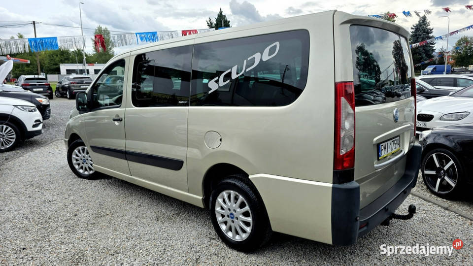 Fiat Scudo LONG 20HDI Nawiewy Panorama 8 Os HAK 120KM
