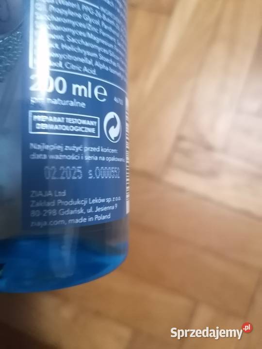 Mgiełka Ziaja vegan Skin pomorskie Gdańsk