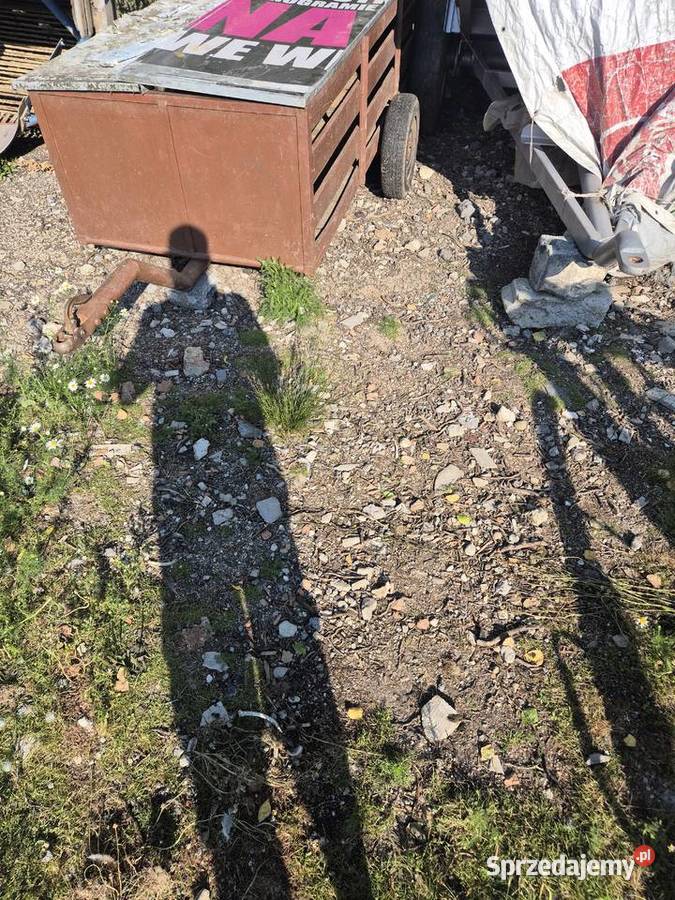 Przyczepa na siano trawe na haka Przyczepy rolnicze