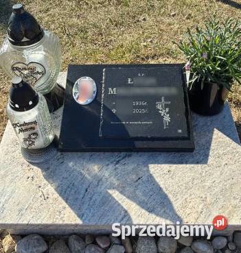 Nagrobek tablica 30x30 z łupka grawer zdjęcie Wrocław sprzedam