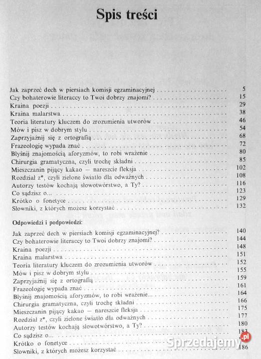 Zostań alfą i omegą z polskiego Dorota Drabarek sprzedam