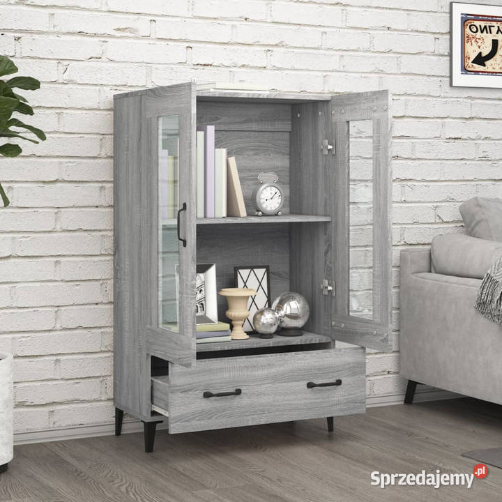 Szafka szary dąb sonoma 70x31x115 materiał mazowieckie Warszawa