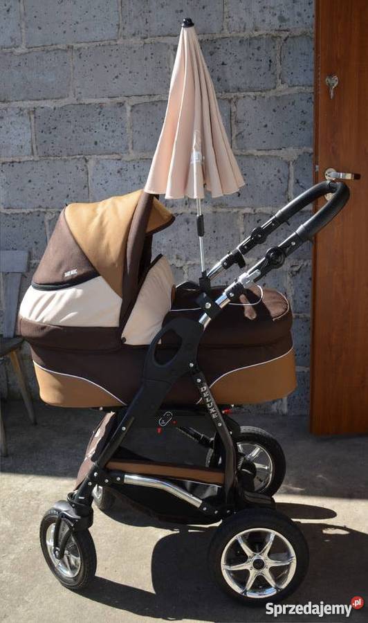 Wózek BABY MERC Q8 Deluxe 3w1 Przekładane siedzisko  Wielofunkcyjne Wózki mazowieckie