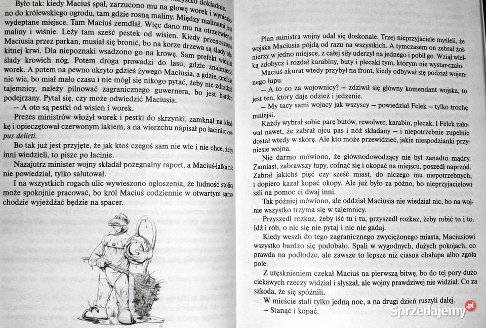 Król Maciuś Pierwszy Lektura z opracowaniem Chełm
