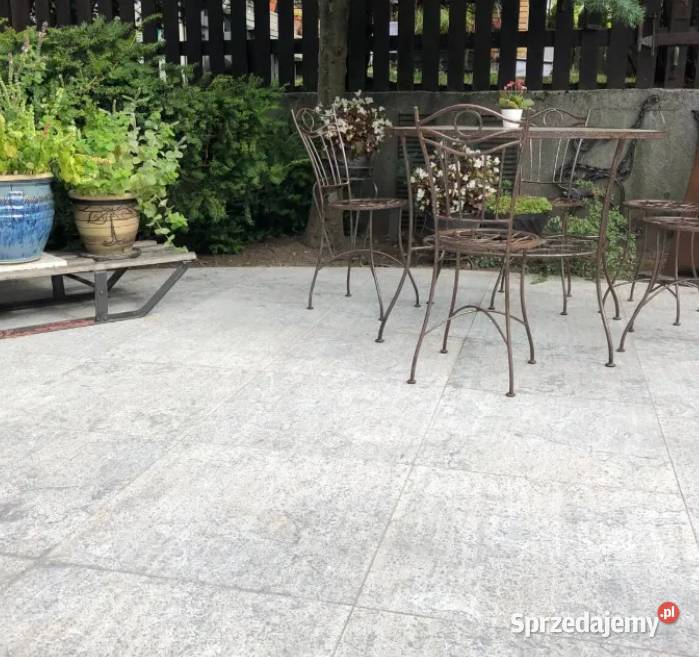 Wapień L828 płomień szczotka 60x60x2 60x40x2 Limanowa