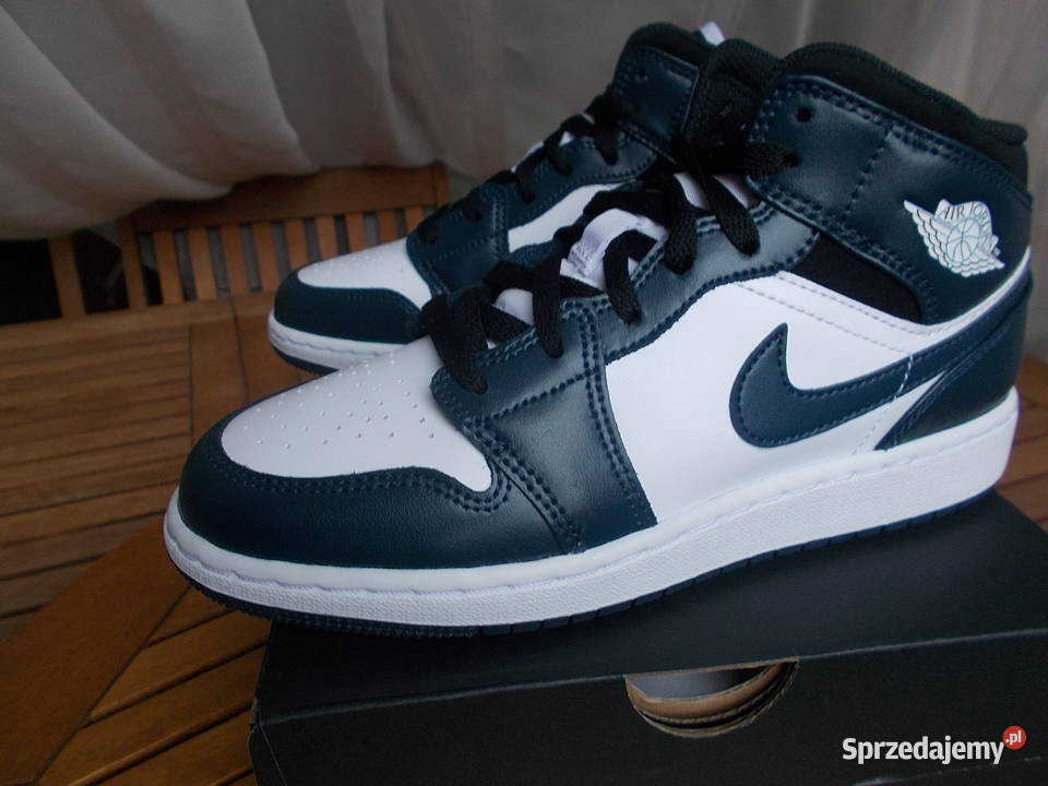 r 375 Nike JORDAN 1 Mid Armory Navy Dark Teal Poznań