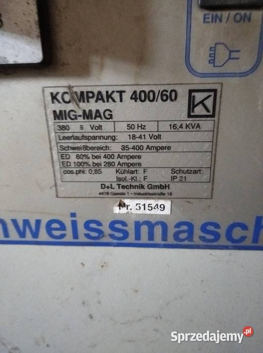 Spawarka MIGMAG Kompakt 40060