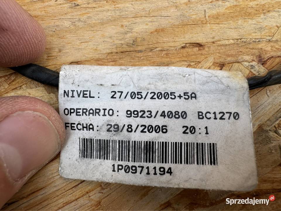 Instalacja wiązka PDC zderzaka tył Seat Leon 2 osobowe wielkopolskie Sieraków sprzedam