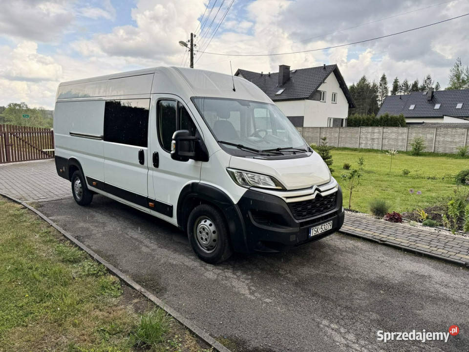 Citroen Jumper 130 H2L4 6 osób Klima Kamera Navi nieuszkodzony Bliżyn sprzedam