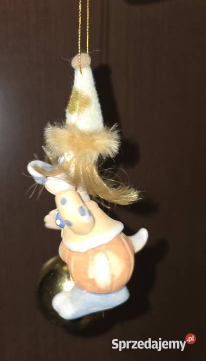 Figurka kaczor z bombką ozdoba na choinkę Figurki i rzeźby Sosnowiec